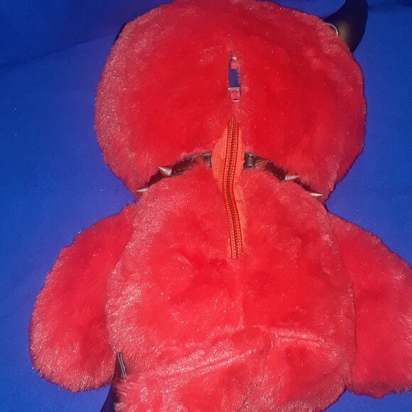 -MOOD- "BRAT BAG" LIMITED EDITION RED FUZZY DEMON PURSE WITH CHAIN STRAP - Picture 5 of 5